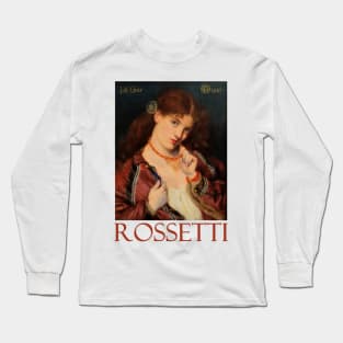 Joli Coeur (1867) by Dante Gabriel Rossetti Long Sleeve T-Shirt